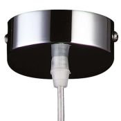 Подвесной светильник без лампы Lightstar 795424 CRISTALLO 1х40W G9 прямоугольный хром/прозрачный