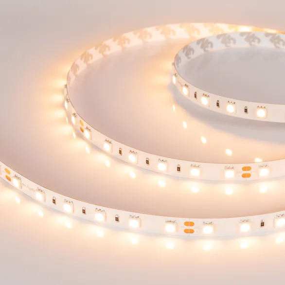 Светодиодная лента Белый теплый супер 5060 24V 14.4W/m  60Led/метр 018099(2) RT-B60-10mm 2400К LUX