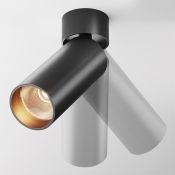 Накладной светильник  12W Белый теплый C055CL-L12B2.7K-W-B Фокус /FOCUS 220V цилиндр черный