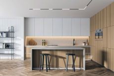 Трековый светильник однофазный   9W Белый-MIX SMART LINEAR DK8003-BK IP20 на шинопровод управляемый черный