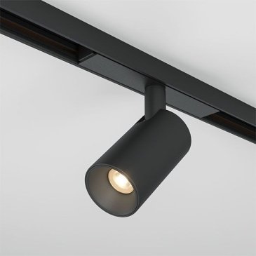 Трековый светильник   5W Белый теплый - белый TR176-1-5WTW-M-B Фокус / Focus Led Basity 3000K/6000K на магнитный шинопровод черный