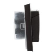 Штепсельная розетка встраиваемая двойная IEK BRITE 16А BR-R26-16-44-K45-F РСбш12-3-44-БрТБ с крышкой в сборе бронза IP44