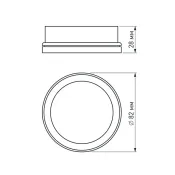 Внутренняя декоративная вставка 020880 SP-POLO-R85 WHITE (3-3)