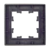 Рамка металлическая 1 пост IEK BRITE BR-M12-M-K47 РУ-1-1-БрА алюминий