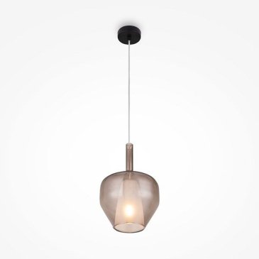 Подвесной светильник без лампы Maytoni MOD271PL-01B6 1x60W E27 Дуализм / Duality коричневый