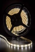 Светодиодная лента Белый теплый 3528 12V  4.8W/m 60Led/метр герм (силикон) 00-00009251 SWG360-12-4.8-WW-65-M