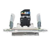 Розетка встраиваемая компьютерная IEK SKANDY SK-K10-1-K50 SK-K01N RJ45 кат.5E металл никель