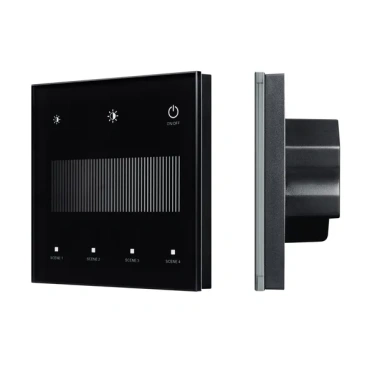 Панель Sens SMART-DALI-301-11-1G-4SC-DIM-IN Black (BUS/24V, Touch, 2.4G) 046547