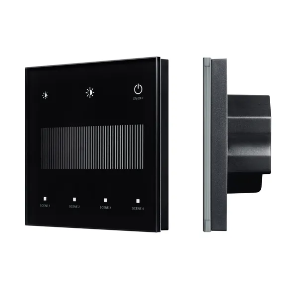 Панель Sens SMART-DALI-301-11-1G-4SC-DIM-IN Black (BUS/24V, Touch, 2.4G) 046547