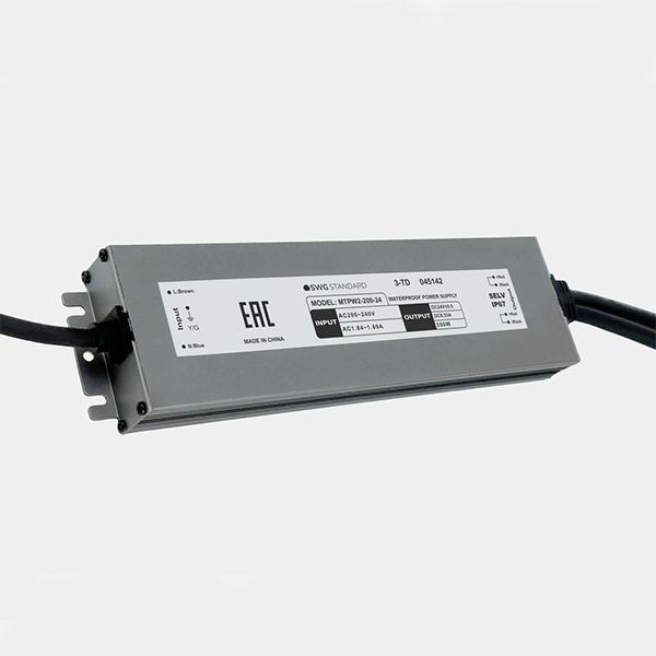 Блок питания (AC-DC) 24V 200W 00-00045142 MTPW2-200-24  герм IP67  металл