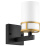 Накладной светильник -бра Lightstar без лампы 731617 CERO 1х40W E14 220V IP20 черный/золото