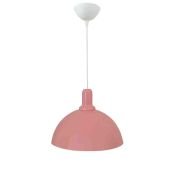 Подвесной светильник без лампы 12-104 1x15W E27 фигурный белый/розовый