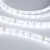 Светодиодная лента Белый 5060 24V 14.4W/m  60Led/метр герм (силикон) 014626(2) RTW-SE-B60 LUX