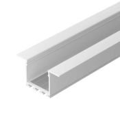 алюминиевый профиль KLUS PLS-LOCK-H25-FM-2000 WHITE 033134