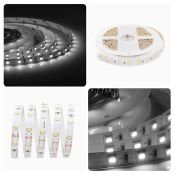 Светодиодная лента Белый дневной 5050 24V 14.4W/m 60Led/метр 00-339 Стандарт 10мм IP20 Светодиодная лента Белый дневной 5050 24V 14.4W/m 60Led/метр 00-339 Стандарт 10мм IP20