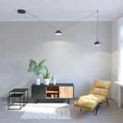 Трековый светильник  24W Белый теплый BELTY FLOW DK5561-BK IP20 на шинопровод черный