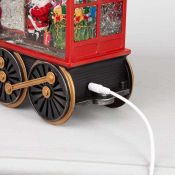 фигурка  светодиодная &quot;Паровоз&quot; 31х17,5х10 см, пластик, USB, батарейки ААх3, свечение тёплое белое
