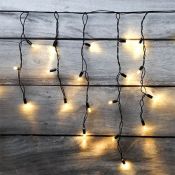 гирлянда БАХРОМА  10.5W Белый i-BR-132-3x0.9M-W, черный провод каучук, без мерцания 230V IP66