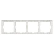 Рамка пластик 4 поста Arlight FRM-NOBE-SFPL-4-IS 059461 никель