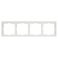 Рамка пластик 4 поста Arlight FRM-NOBE-SFPL-4-IS 059461 никель