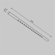 Светильник 12W Белый теплый/белый C101CL-L500-12W3-6K-BS Точки / Points Axity IP20 латунь