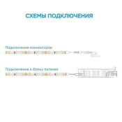 Светодиодная лента змейка Белый дневной 2835 12V  4.8W/m 60Led/метр 00-132 Стандарт 6мм Светодиодная лента змейка Белый дневной 2835 12V  4.8W/m 60Led/метр 00-132 Стандарт 6мм