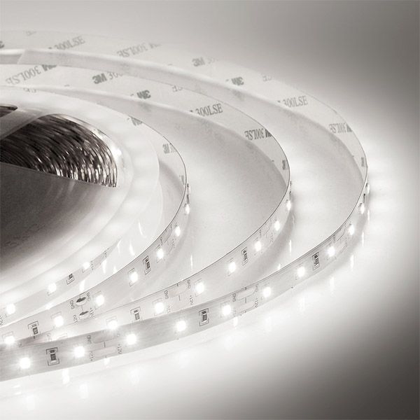 Светодиодная лента Белый дневной 2835 12V 14.4W/m 60Led/метр 00-141 PRO 10мм IP20