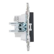 Штепсельная розетка встраиваемая IEK SKANDY 10А SK-R10-10-K53 SK-R02G без з/к без шторок графит