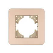 Рамка металлическая 1 пост Arlight AKIRY 049686 FRM-AKIRY-SFAL-1-GD светлое золото