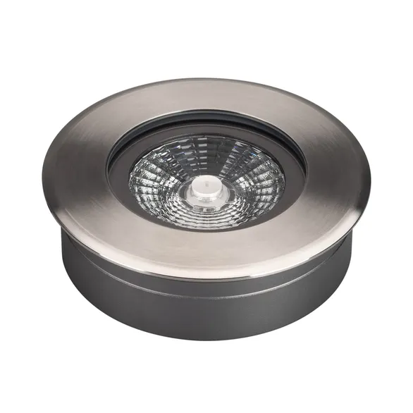 светильник    9W Белый теплый 038165 ART-GROUND-SLIM-R130 24V IP67 круглый встраиваемый серебристый