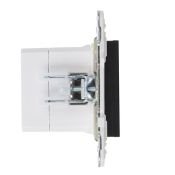 Розетка встраиваемая USB IEK SKANDY A+C 3,1А SK-U22-D31-K02 SK-R14Bl черный