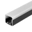 алюминиевый профиль S-LUX с экраном SL-LINE-D-3030-2000 SQUARE BLACK+OPAL 055073