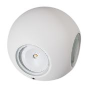 светильник   8W Белый теплый 021819 LGD-Wall-Orb-4WH 4 широких луча 220V IP54 круглый накладной белый