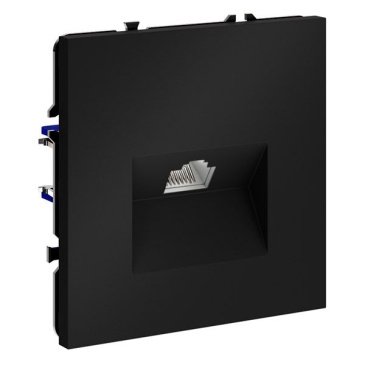 Розетка компьютерная встраиваемая VOLTUM S70 RJ45 кат.6 черный матовый