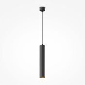 Подвесной светильник  12W Белый теплый P072PL-L12B3K Фокус LED / Focus LED 220V 3000K IP20 цилиндр черный