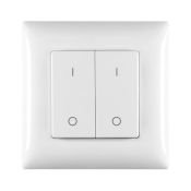 панель накладная ELFLED-DimPF1-2-1z-w для диммера ELFLED PF1-2 (3V, DIM,2 зоны)