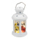 фигурка  светодиодная Декоративный фонарь с шариками  Белый теплый, 513-062, 12Led, 2хАА, белый корпус,  IP20