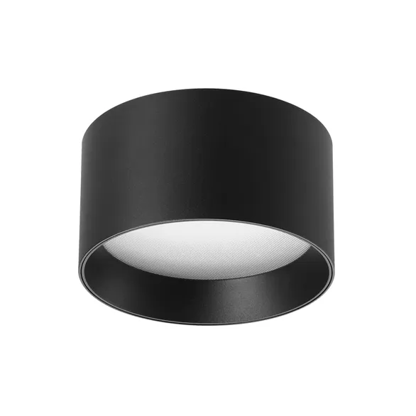 Накладной светильник  12W Белый дневной-MIX 055010 SP-BISCOTTO-R120 230V IP54 круглый черный