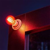 лампа декоративная шар  G45 Красный 5.0W UL-00002985 LED-G45-5W/RED/E14 GLA02RD