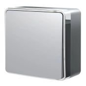 Выключатель накладной  одноклавишный WERKEL GALLANT W5010006 IP20 серебряный
