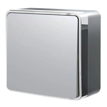 Выключатель накладной  одноклавишный WERKEL GALLANT W5010006 IP20 серебряный