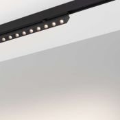 Магнитный трековый светильник 18W Белый дневной MAG-DOTS-FOLD-25-S600 30deg  24V на магнитный шинопровод черный 034222