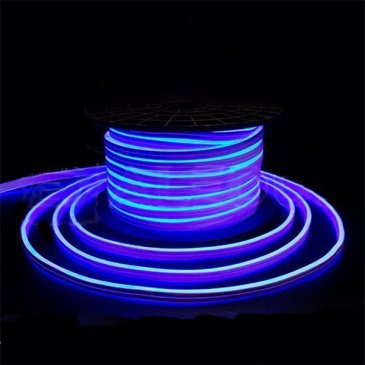 Гибкий неон  450W Синий 8х15мм FX-WPD-220V-B IP65 двусторонний 50метров