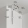 Шинопровод TRA084MP-12W Radity 2м белый магнитный встраиваемый