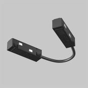 Коннектор питания угловой гибкий 15см Exility TRA034CPC-42B-15-1 черный