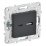 Розетка встраиваемая USB IEK SKANDY A+C 18Вт SK-U22-018-K53 SK-R13G графит
