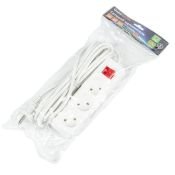 удлинитель без заземления и выключателем Uniel UL-00009996 S-CU3-5B WHITE 5м Ultra