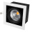 Встраиваемый светильник  25W Белый 026500 CL-KARDAN-S190x190-25W 220V IP20 поворотный квадратный белый с черной вставкой