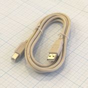 Кабель штекер USB A - штекер USB B  1.8М