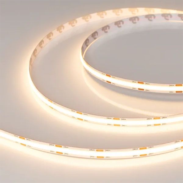 Светодиодная лента Белый теплый CSP 24V 11.5W/m 544Led/метр 031899(2) COB-X544-8mm 2700K